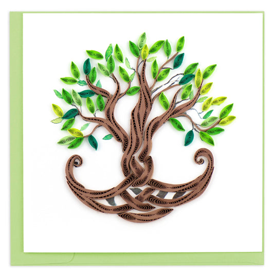 Quilled Greeting Card, "Tree of Life"