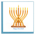 Quilled Greeting Card, "Modern Menorah"