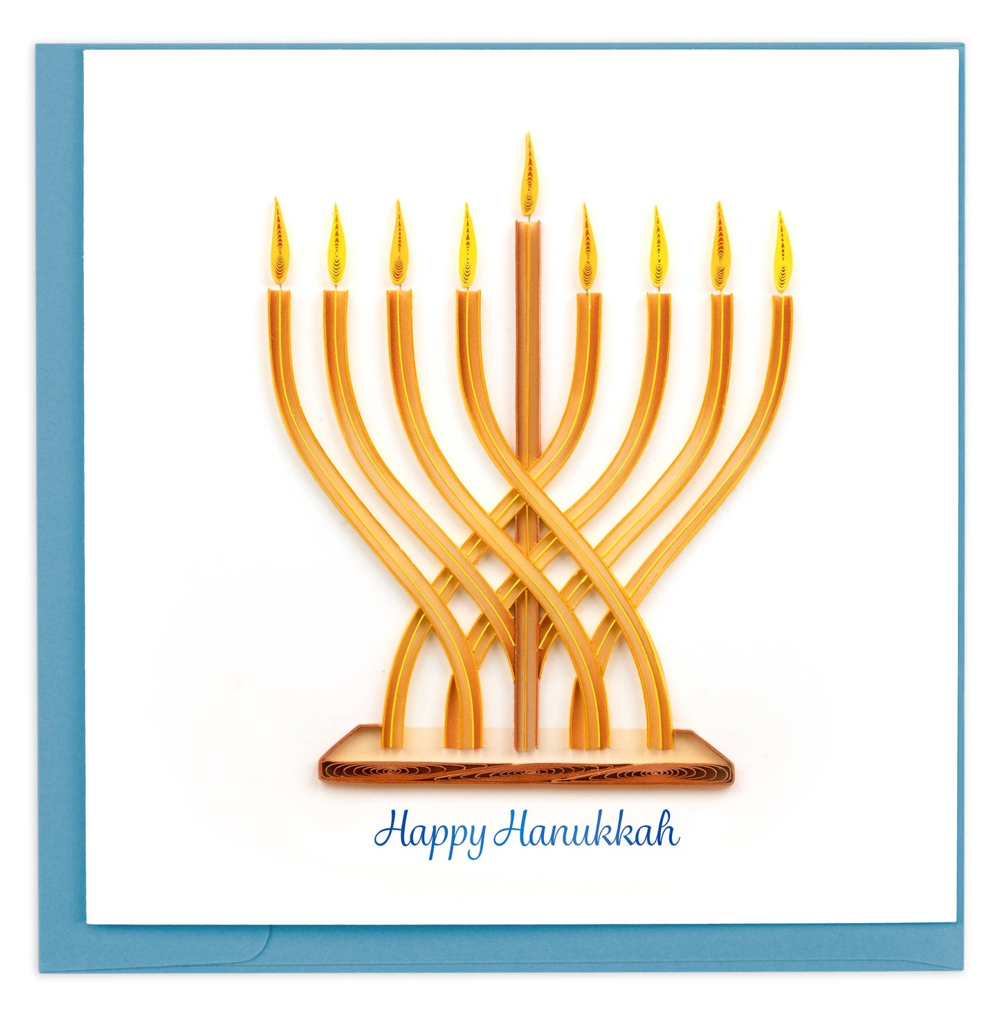 Quilled Greeting Card, "Modern Menorah"