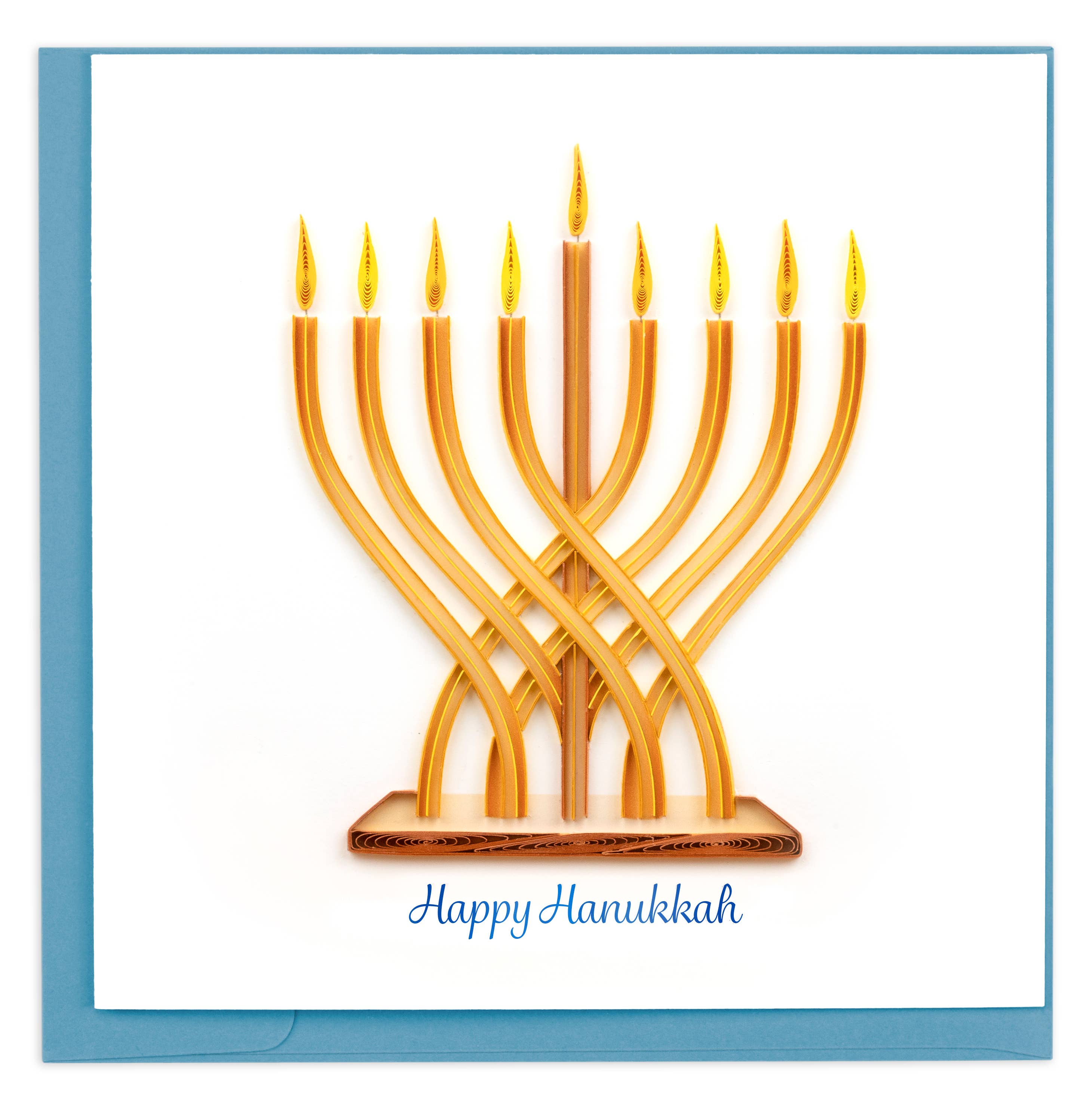 Quilled Greeting Card, "Modern Menorah"