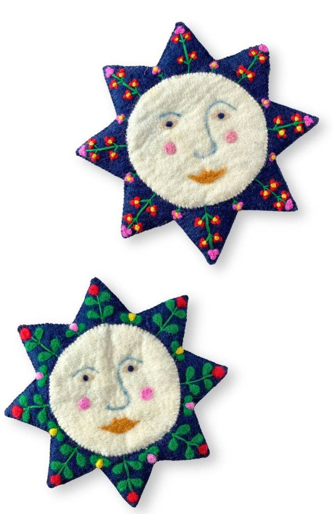 Star Sun Felt Trivet