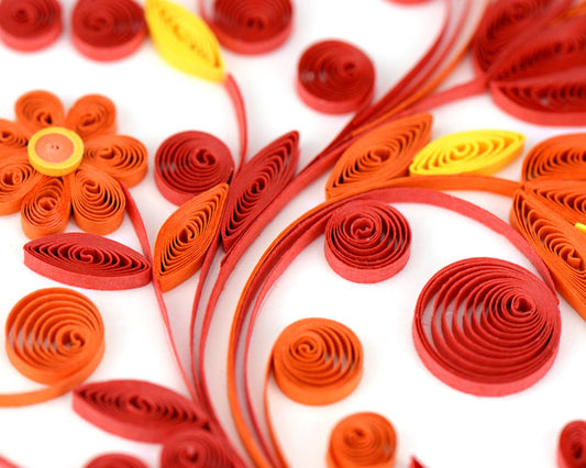 Quilled Greeting Card, "Heart"