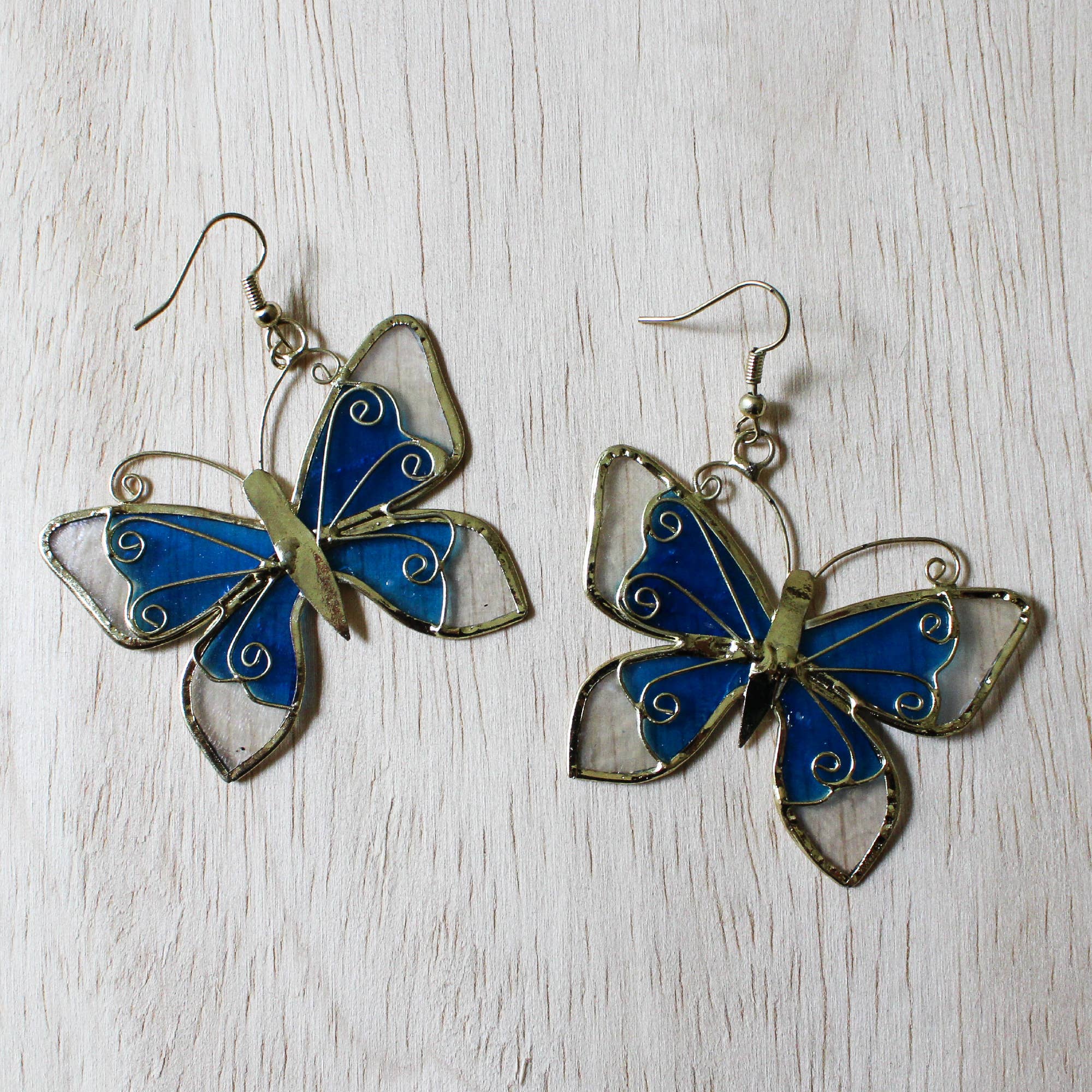 Capiz Butterfly Earrings