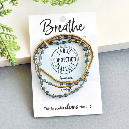 Multistrand Bracelet, "Cause Connection: Breathe"