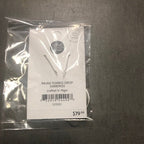 Earrings marque drop silver/ebony 2L silver/brown