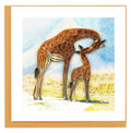 Quilled Greeting Card, "Giraffe"