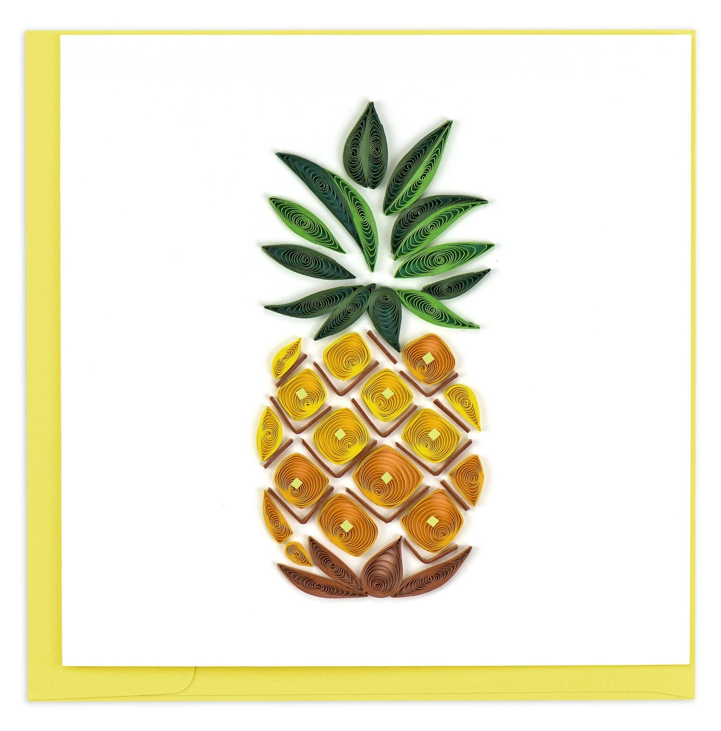 Quilled Greeting Card, "Pineapple"