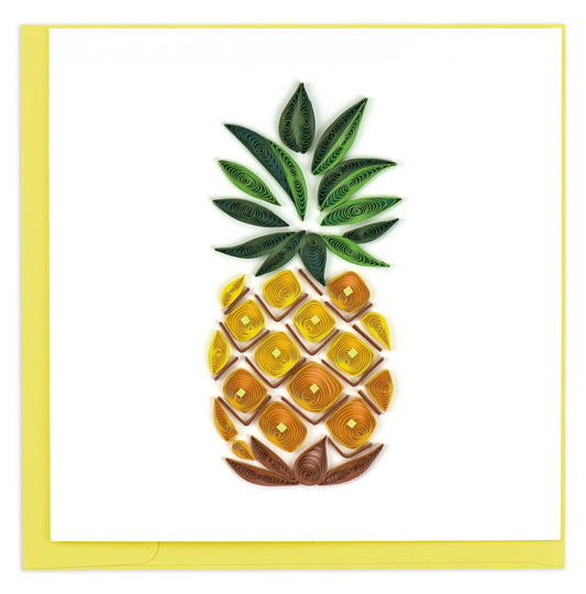 Quilled Greeting Card, "Pineapple"