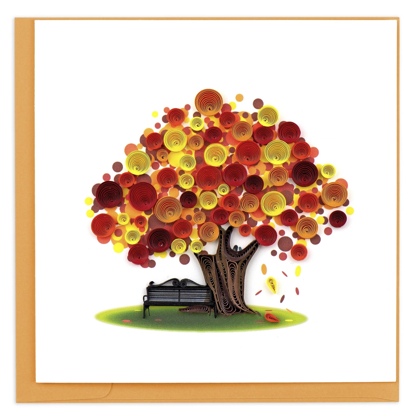 Quilled Greeting Card, "Autumn Tree"