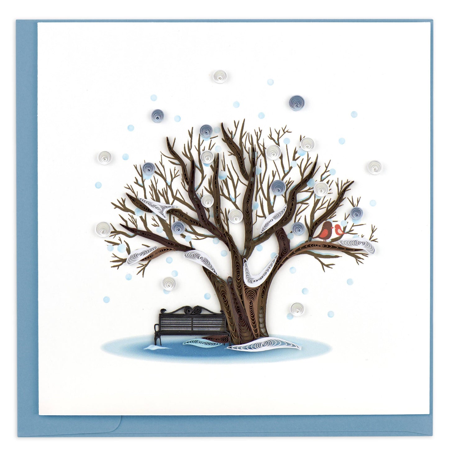 Quilled Greeting Card, “Winter Tree”