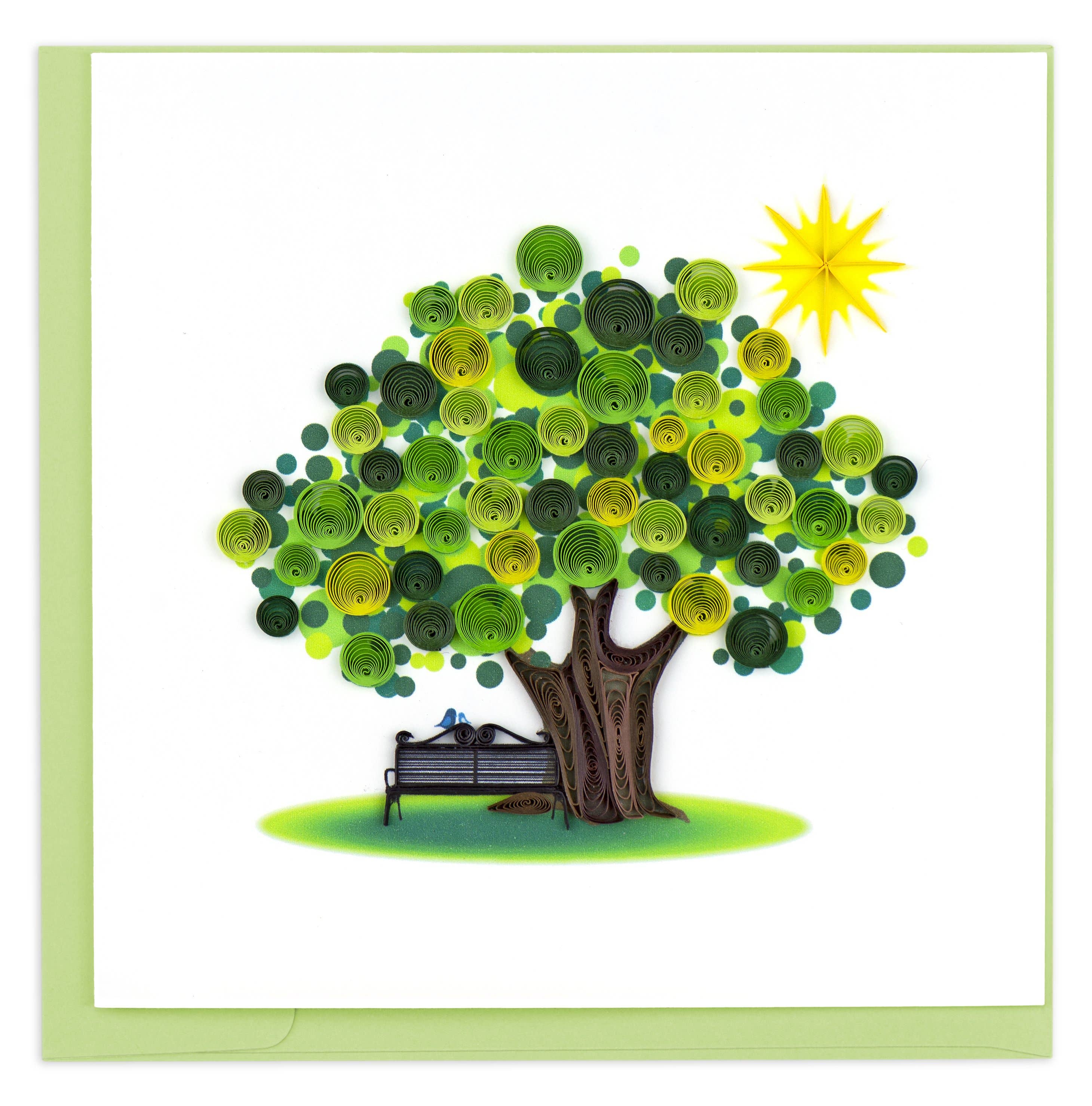 Quilled Greeting Card, "Summer Tree"