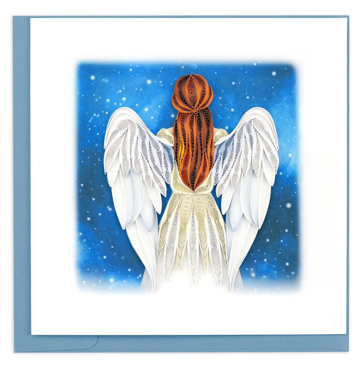 Quilled Greeting Card, "Angel"