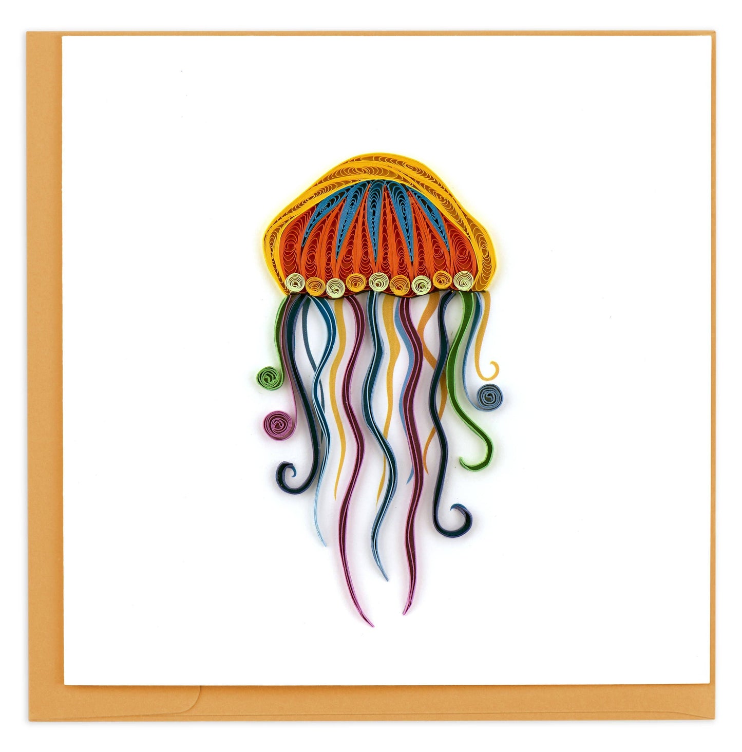 Quilled Greeting Card, "Jellyfish"