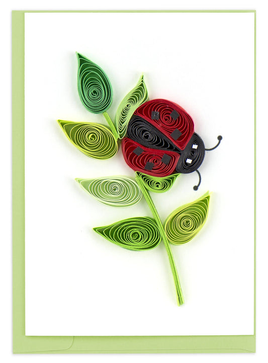 Quilled Gift Enclosure, "Ladybug"