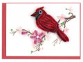 Quilled Gift Enclosure, "Cardinal"