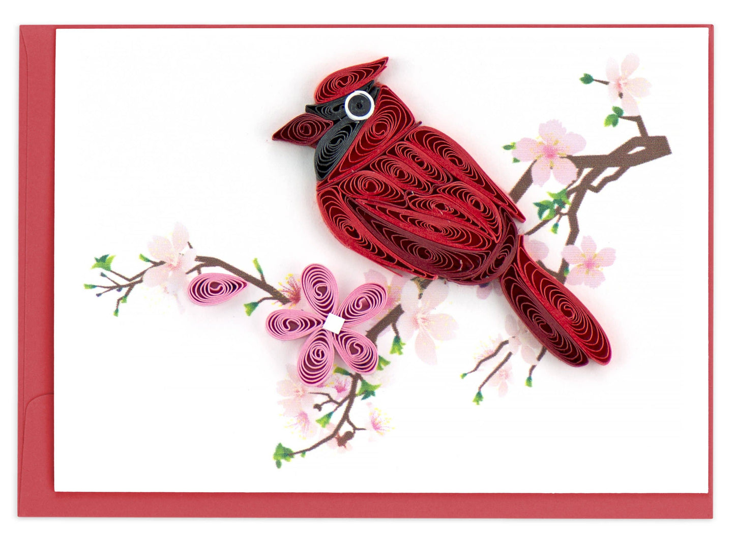 Quilled Gift Enclosure , "Cardinal"