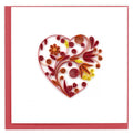 Quilled Greeting Card, "Heart"