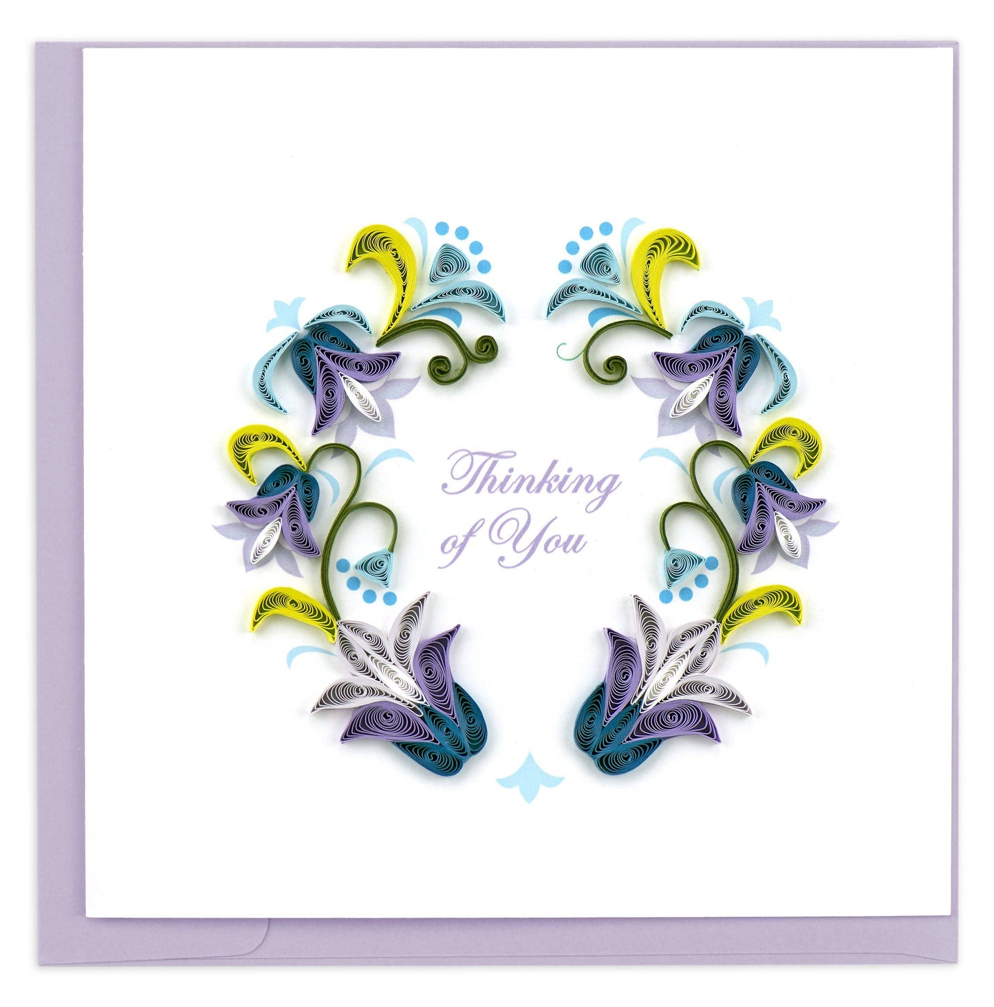 Quilled Greeting Card, "Thinking of You"