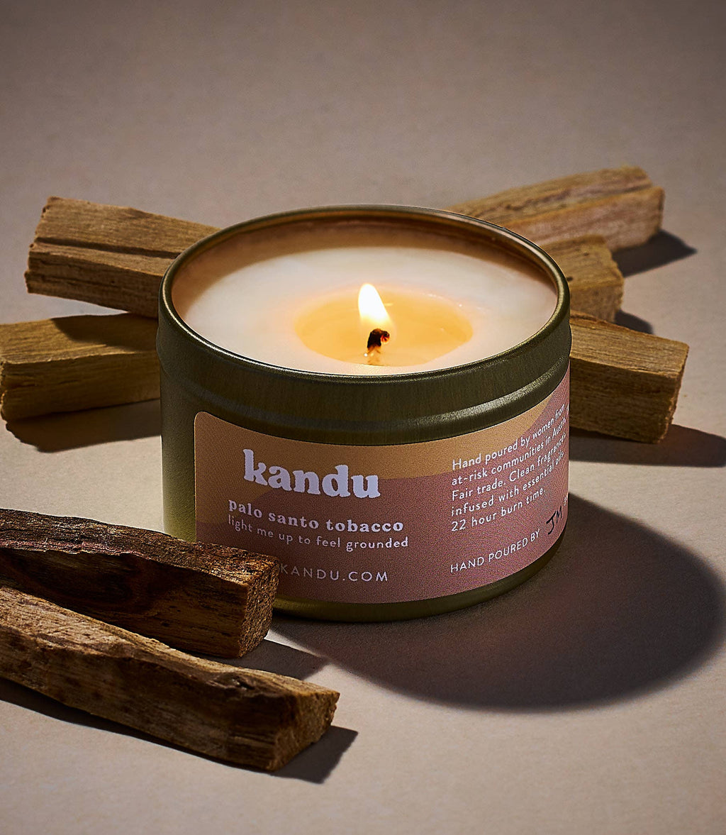 Palo Santo Tobacco 3oz Hand-Poured Soy Wax Candle