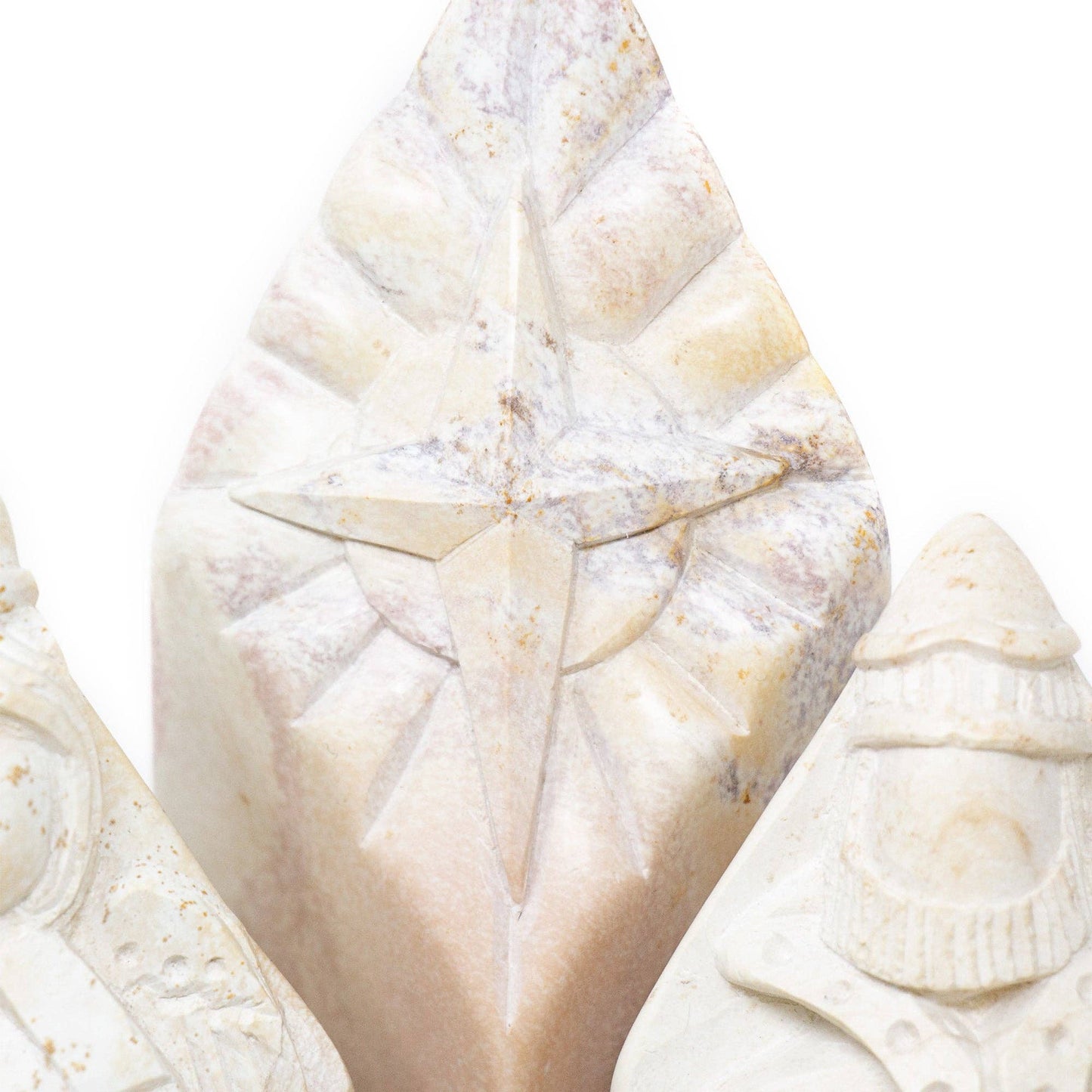 Kenyan Soapstone Nativity, 9 pieces