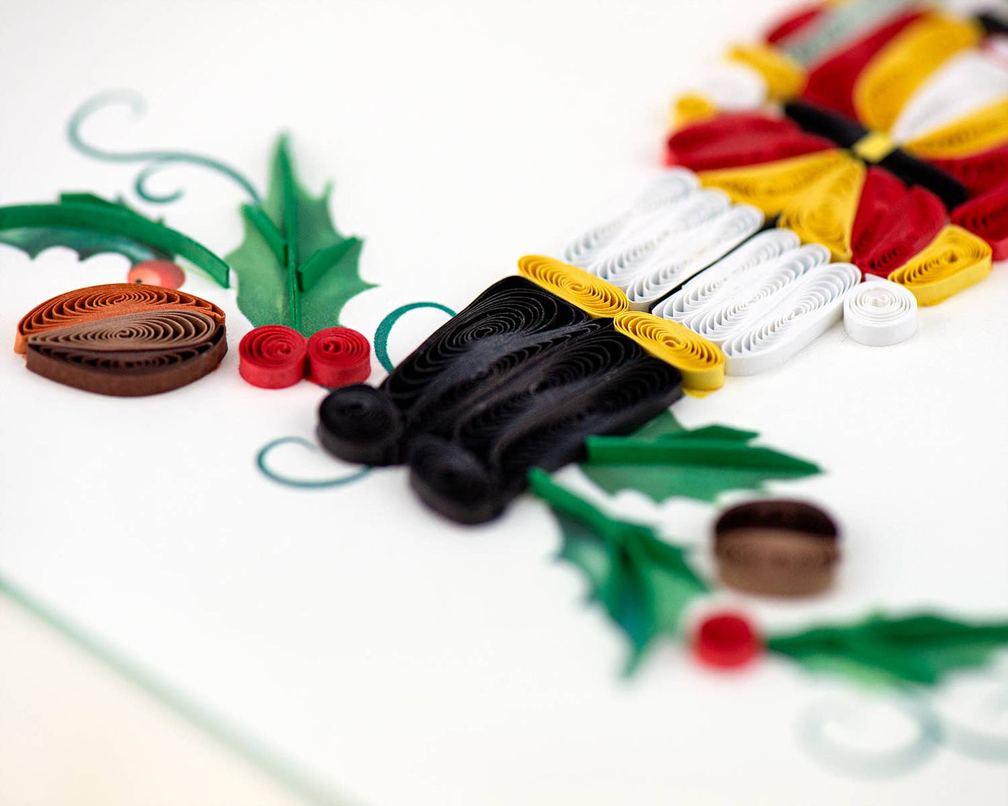 Quilled Greeting Card, "Nutcracker"