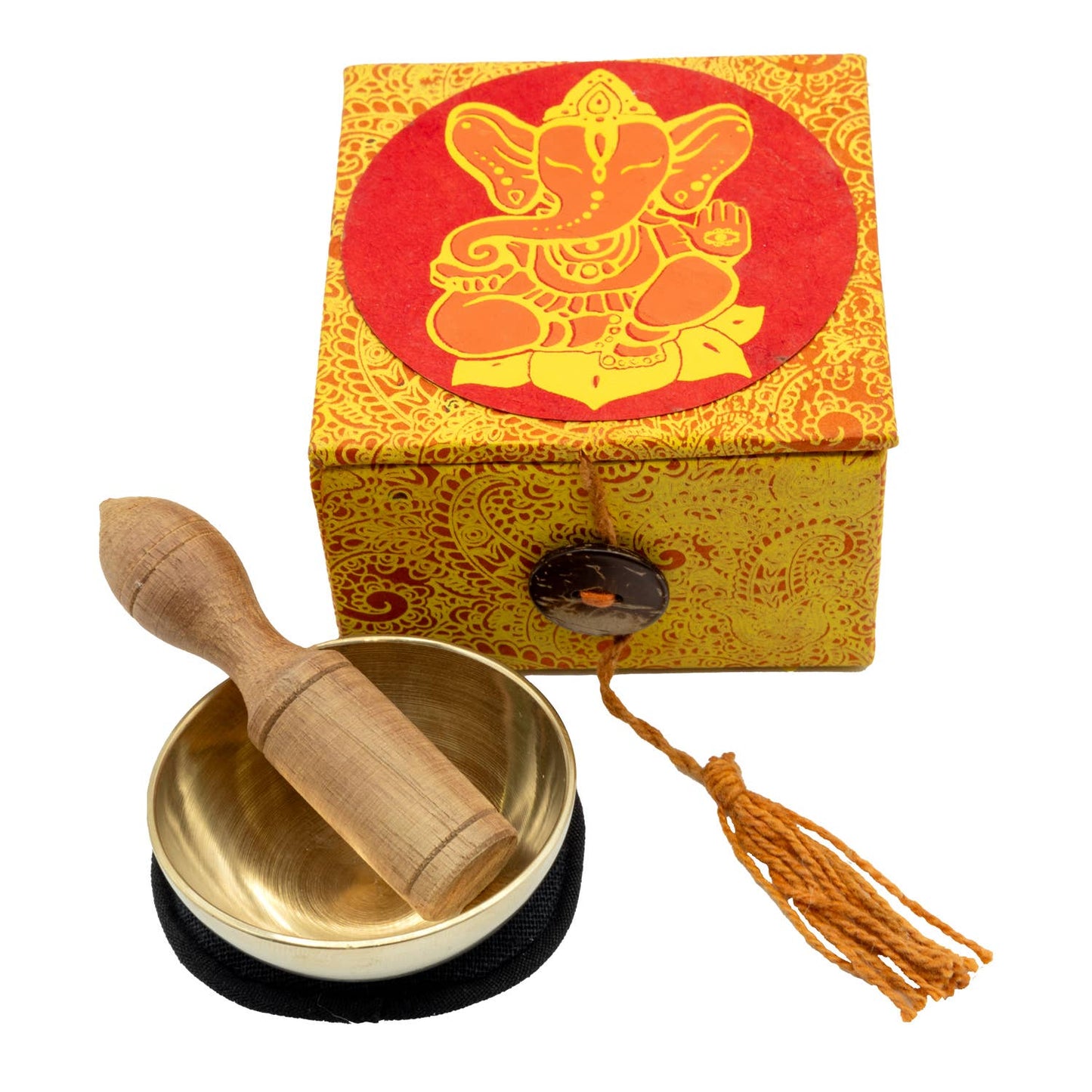 2" Meditation Singing Bowl, Ganesh