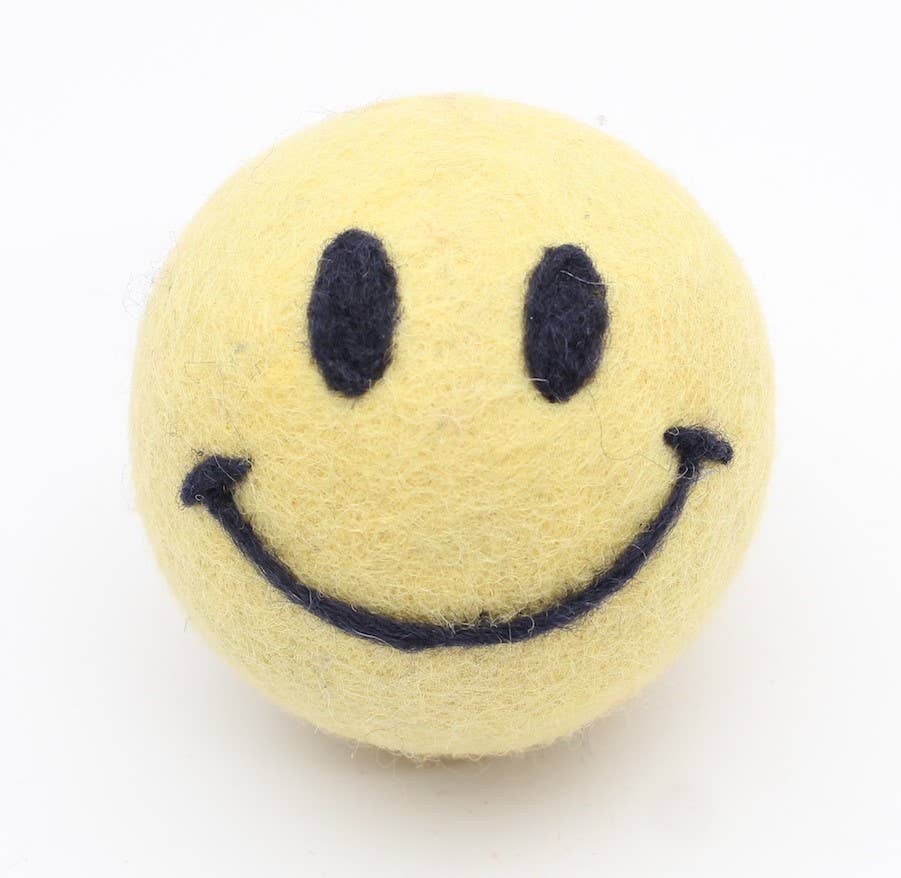 Eco Wool Dryer Balls, "Smiley Faces"
