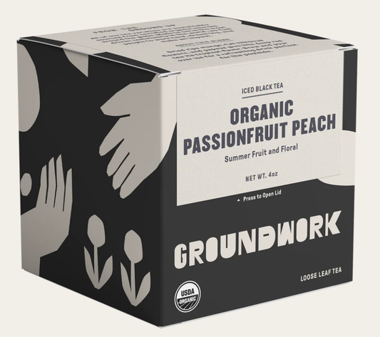 Organic Loose Leaf Herbal Tea, Passionfruit Peach