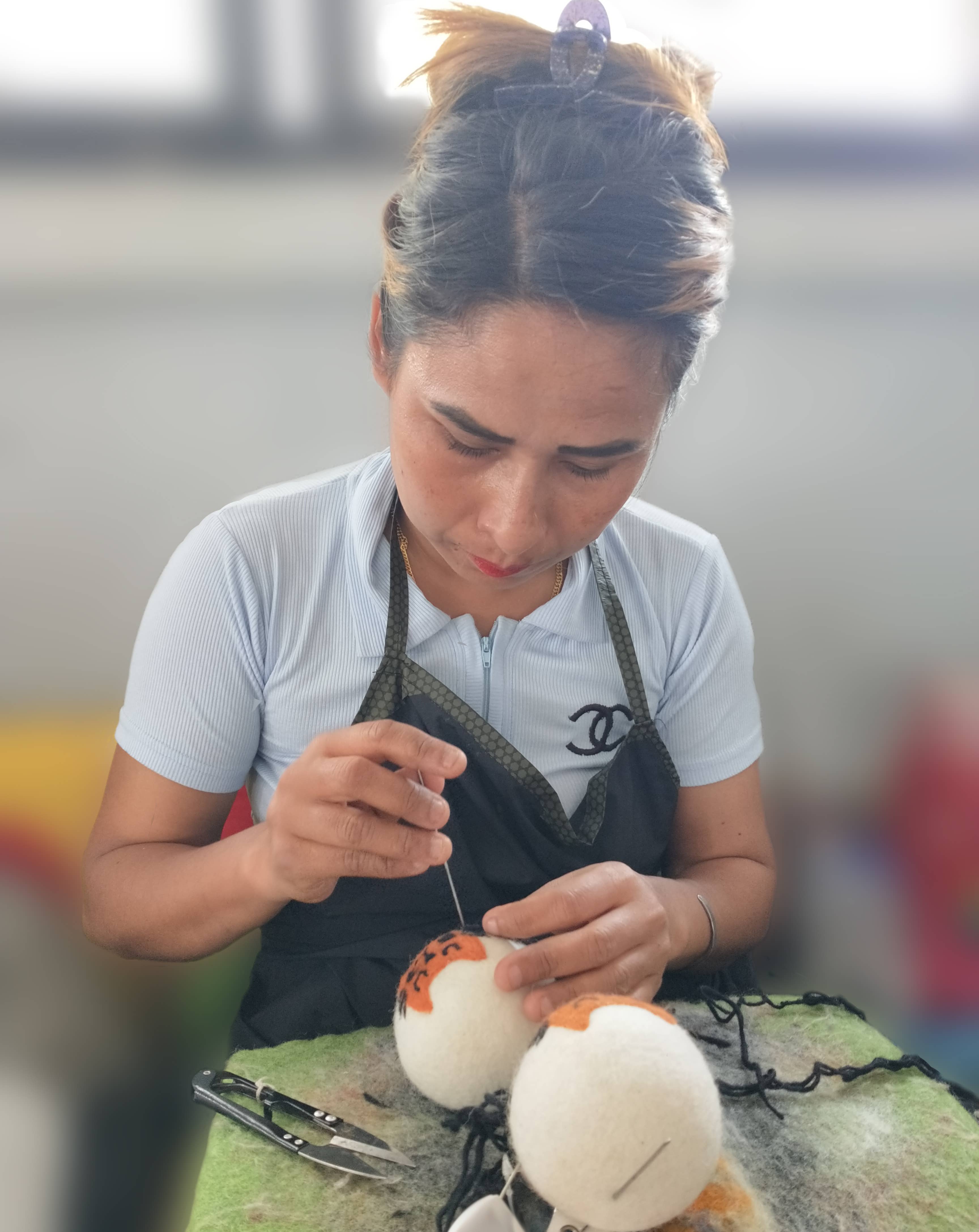 Eco Wool Dryer Balls, "Whimsy"