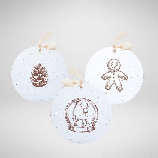 Plantable Seed Gift Tags, Winter Woodsy