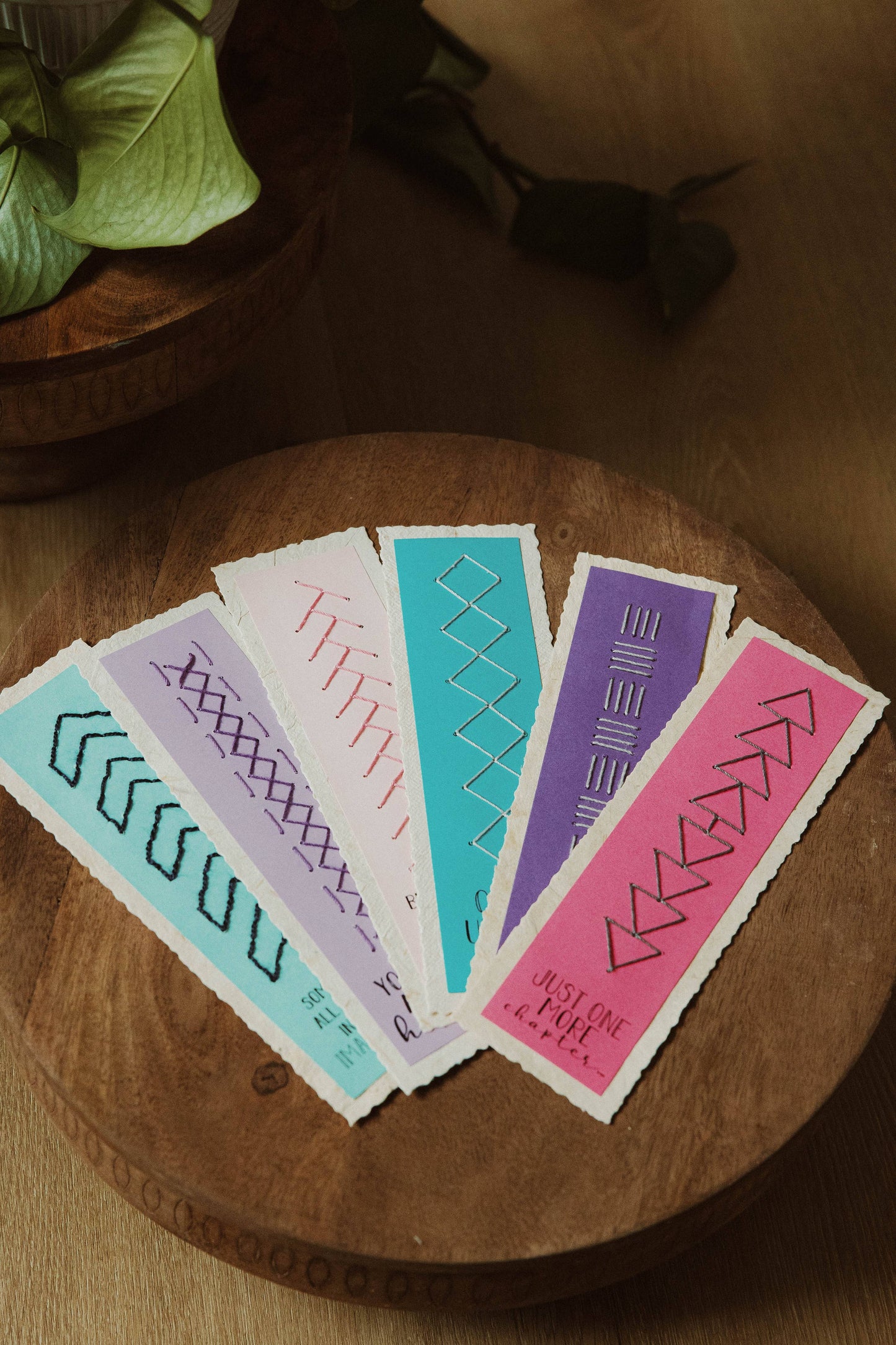 Hand Stitched Bookmarks