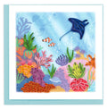 Quilled Greeting Card, "Coral Reef"