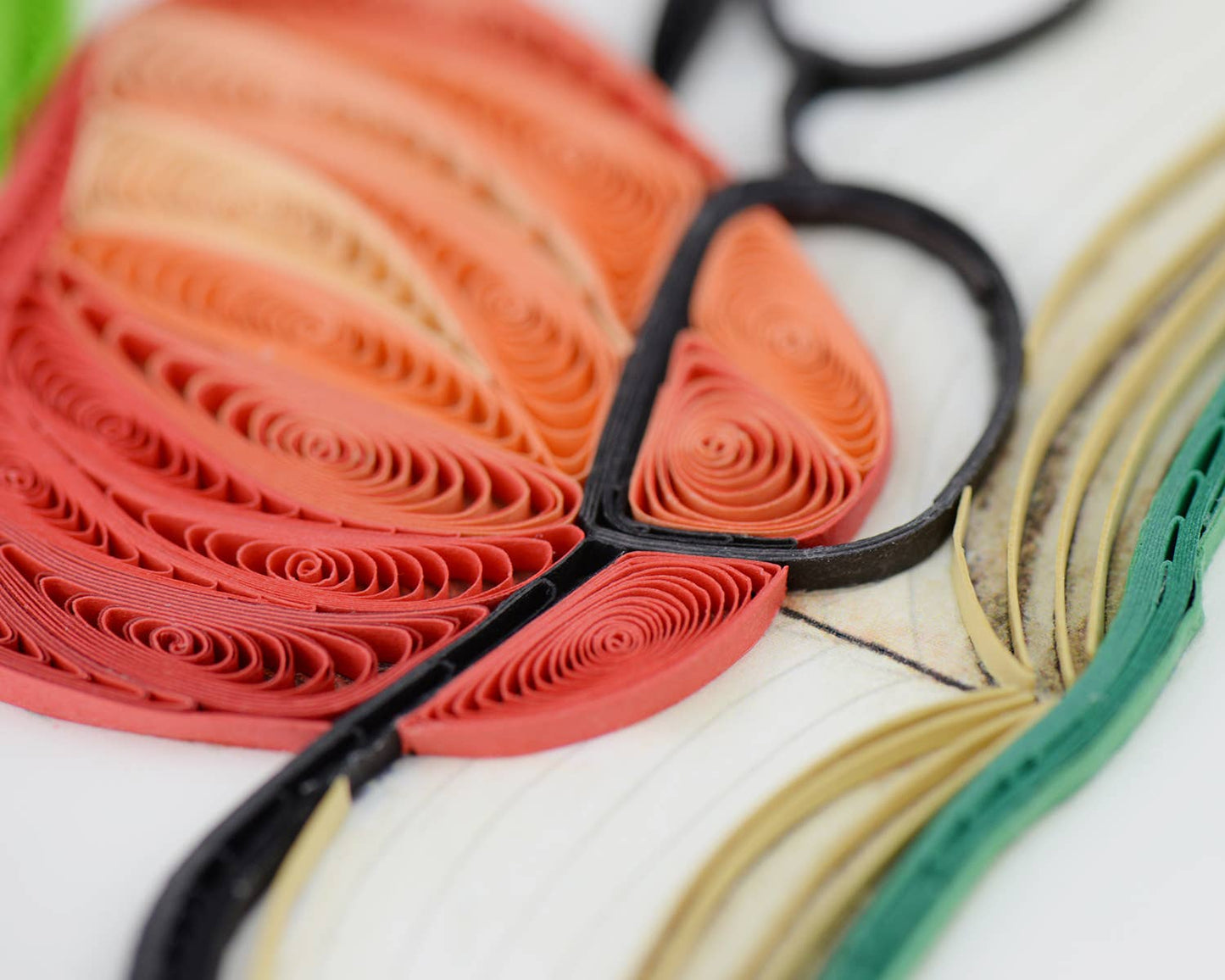 Quilled Greeting Card, "Scholarly Appreciation"