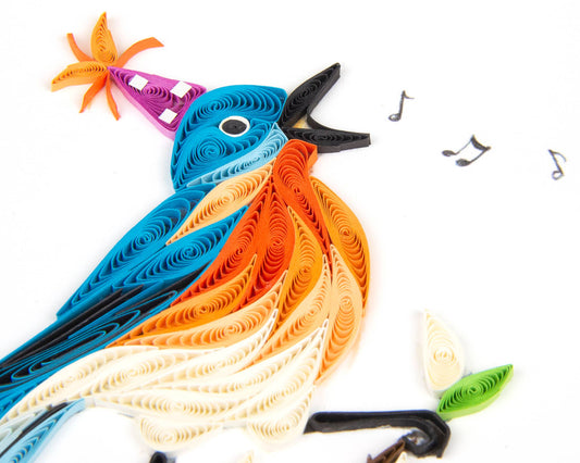 Quilled Greeting Card, "Happy Hatch Day"