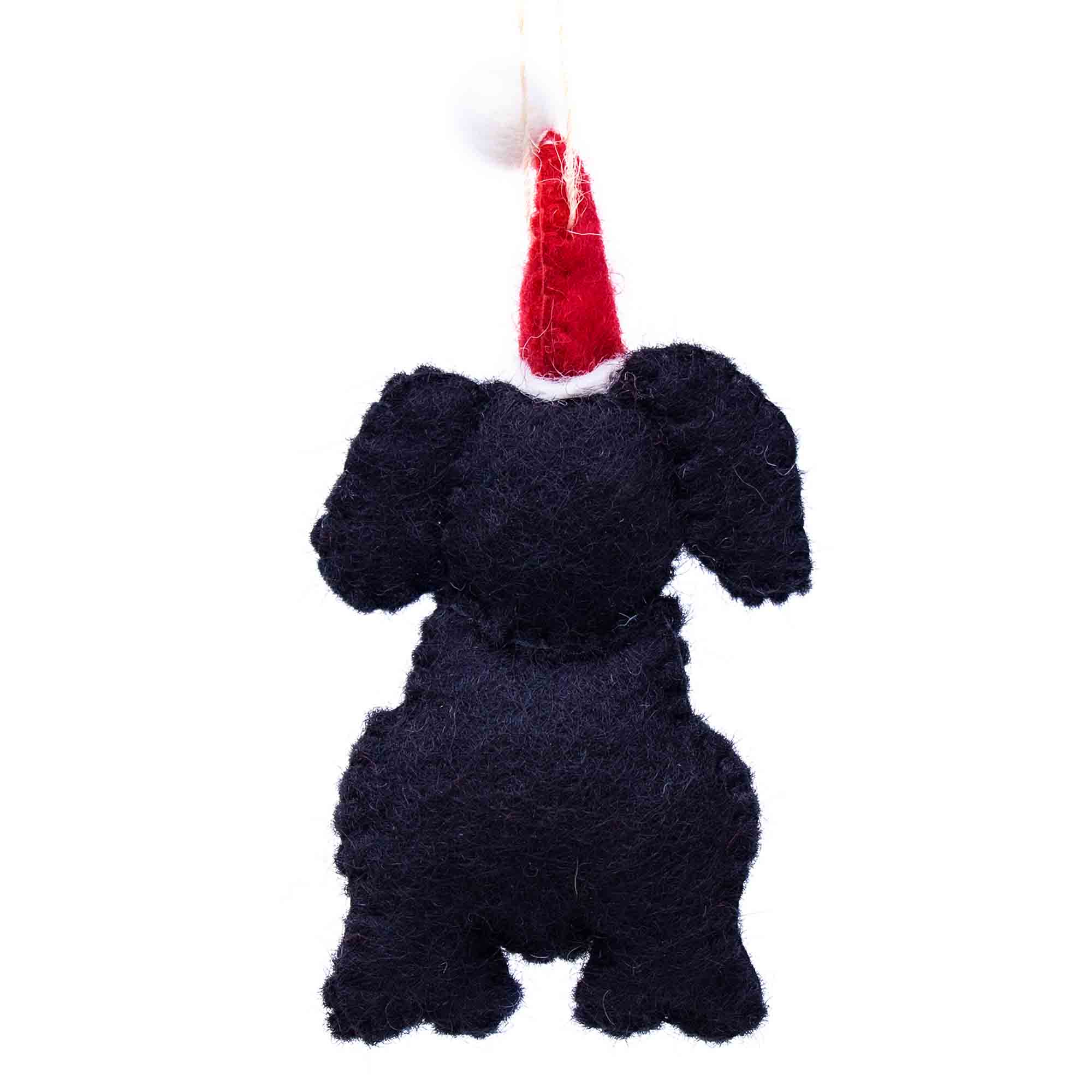 Black Labrador Felt Ornament