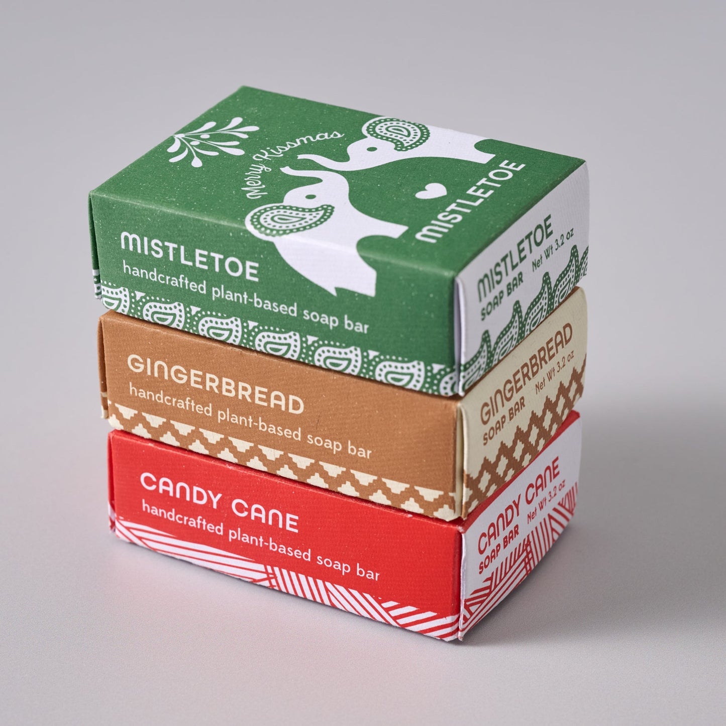 Plant Based Soap, Candy Cane (Peppermint)