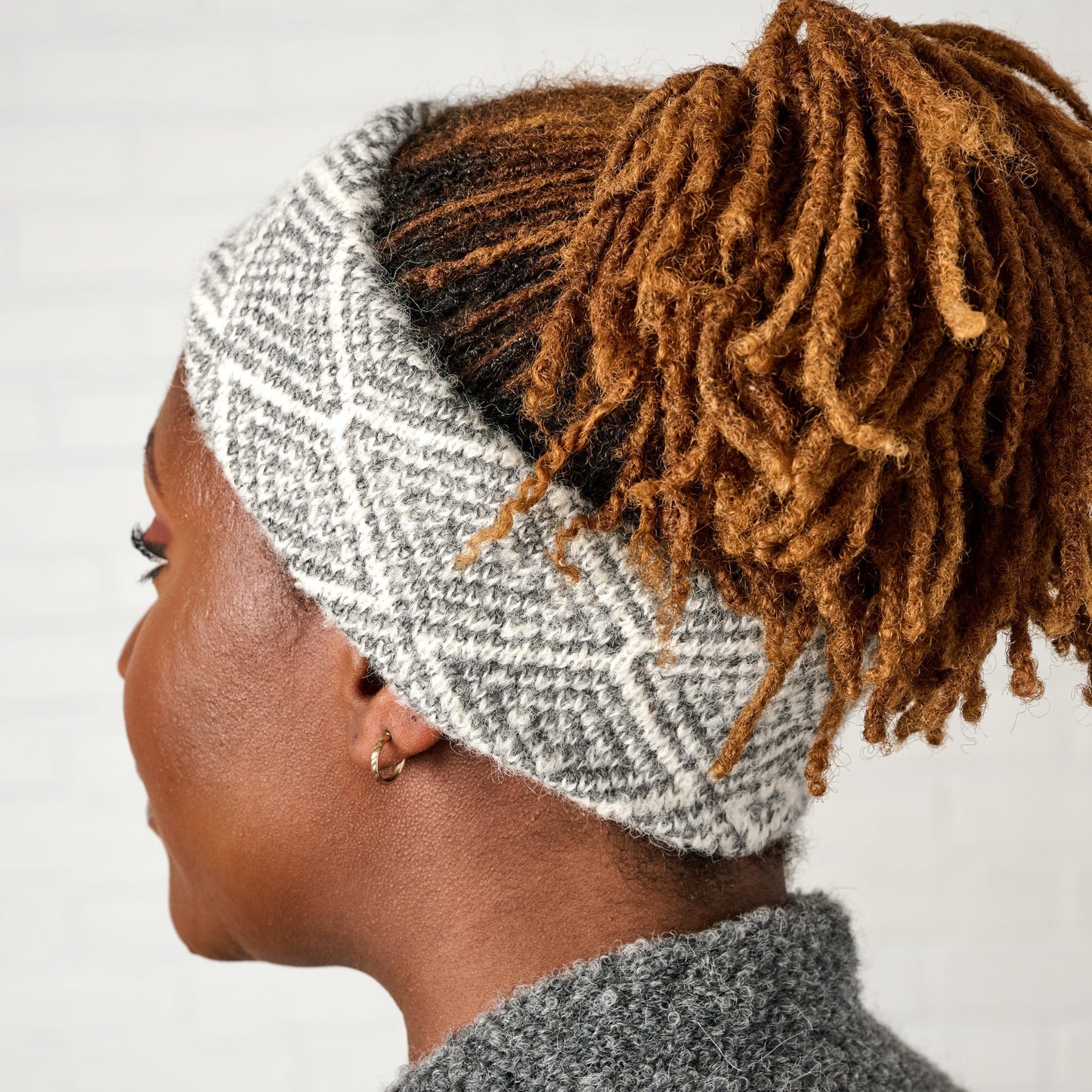 Geometric Alpaca Wool Headband - Ten Thousand Villages