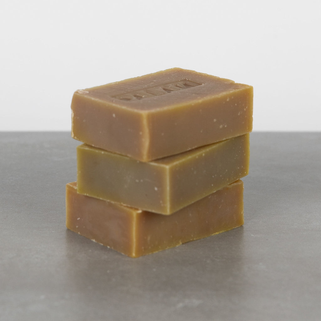 Shampoo bar M/5 green clay/rosemary 3.2oz grn/wht