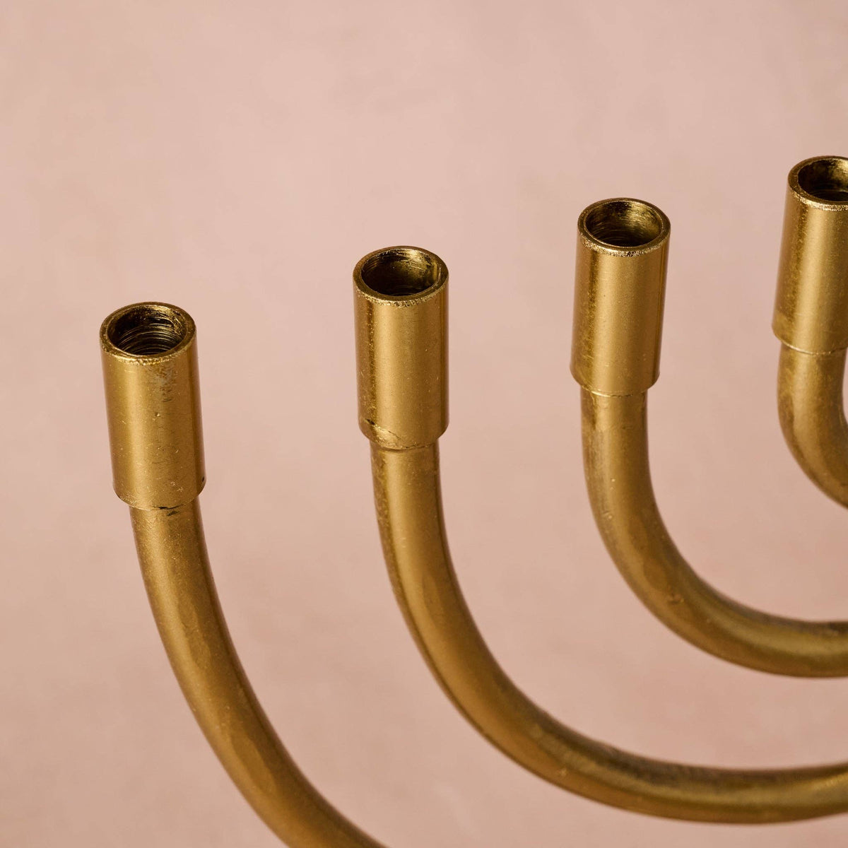 Jyoti Brass Horn Menorah