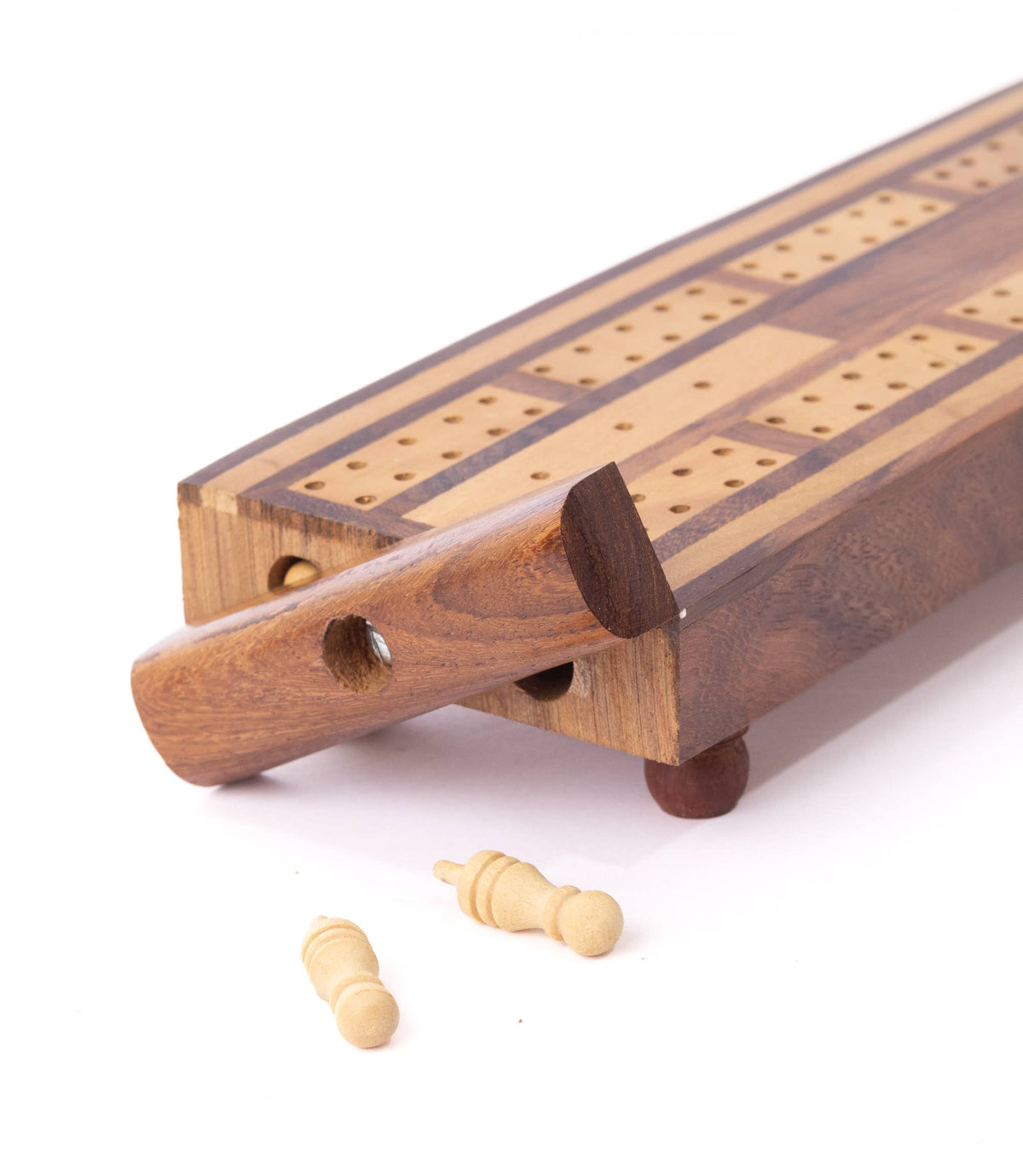 Wood Cribbage Game