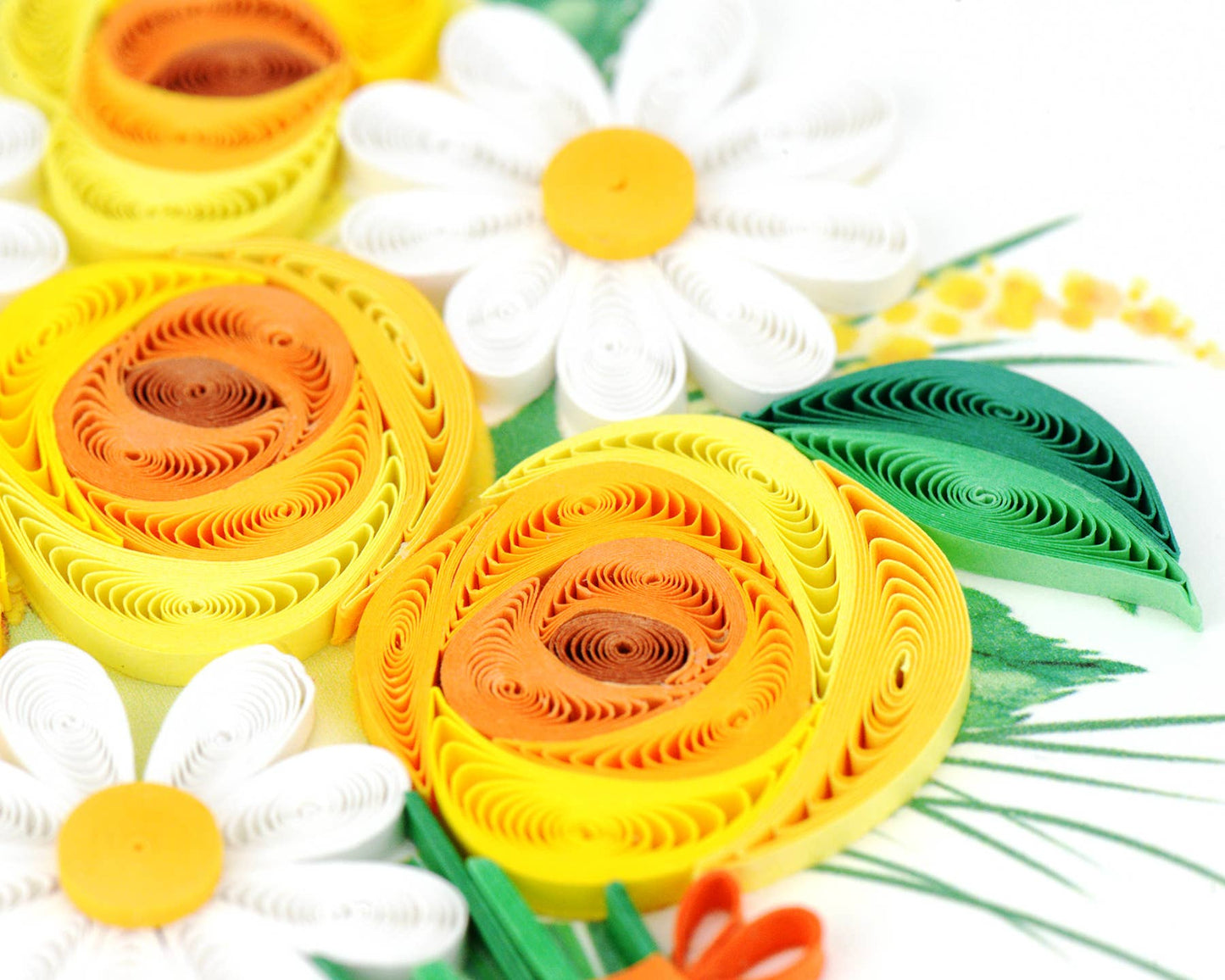 Quilled Greeting Card, "Thanks a Bunch"