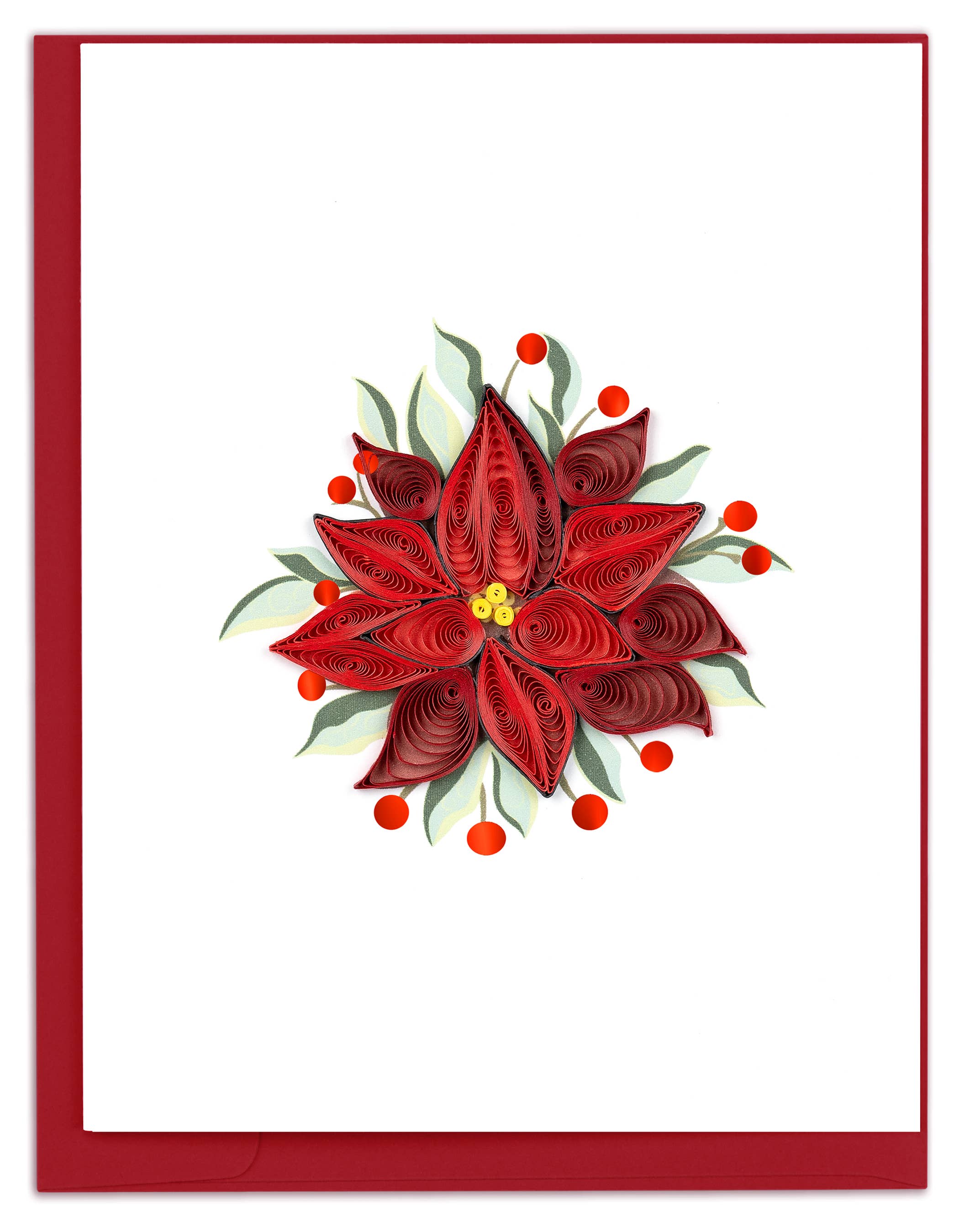 Quilled Note Card Box Set - Winter Botanicals