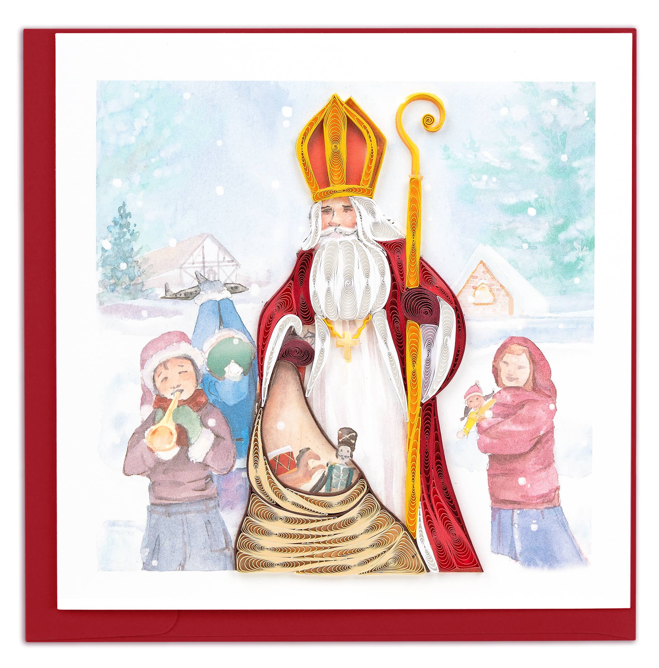 Quilled St. Nicholas Greeting Card