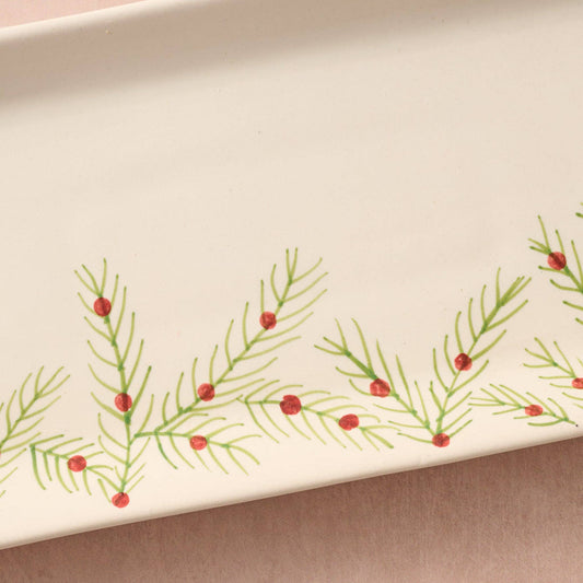 Sardee Holly Ceramic Serving Dish