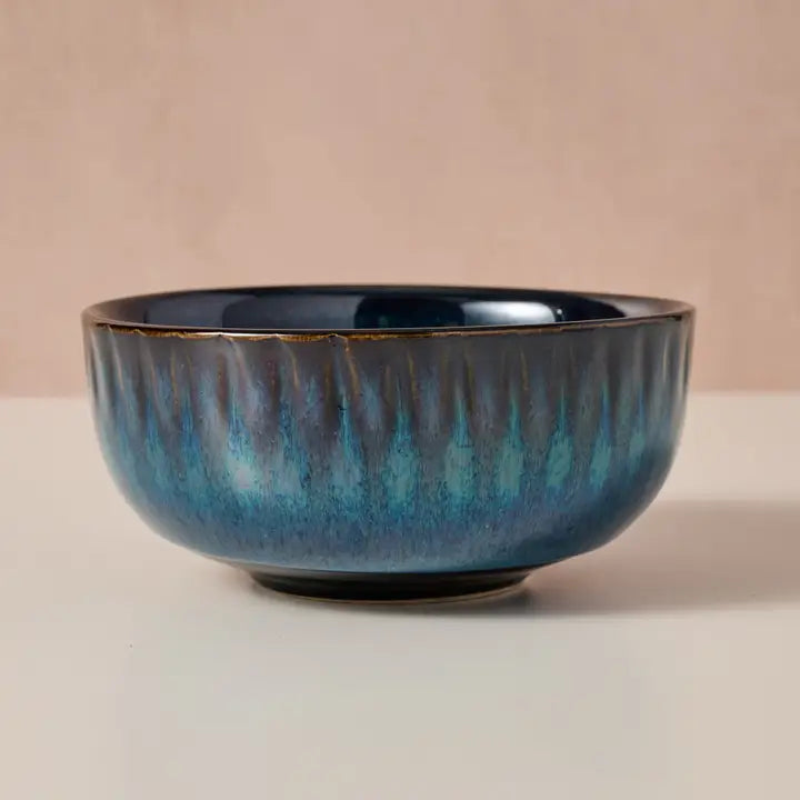 Bowl, Ceramic "Canh Drip Glaze" Large