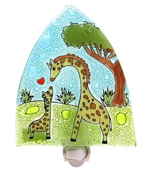 Glass Night Light - Giraffe