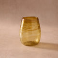 "Nabid" Stemless  Goblet-Amber