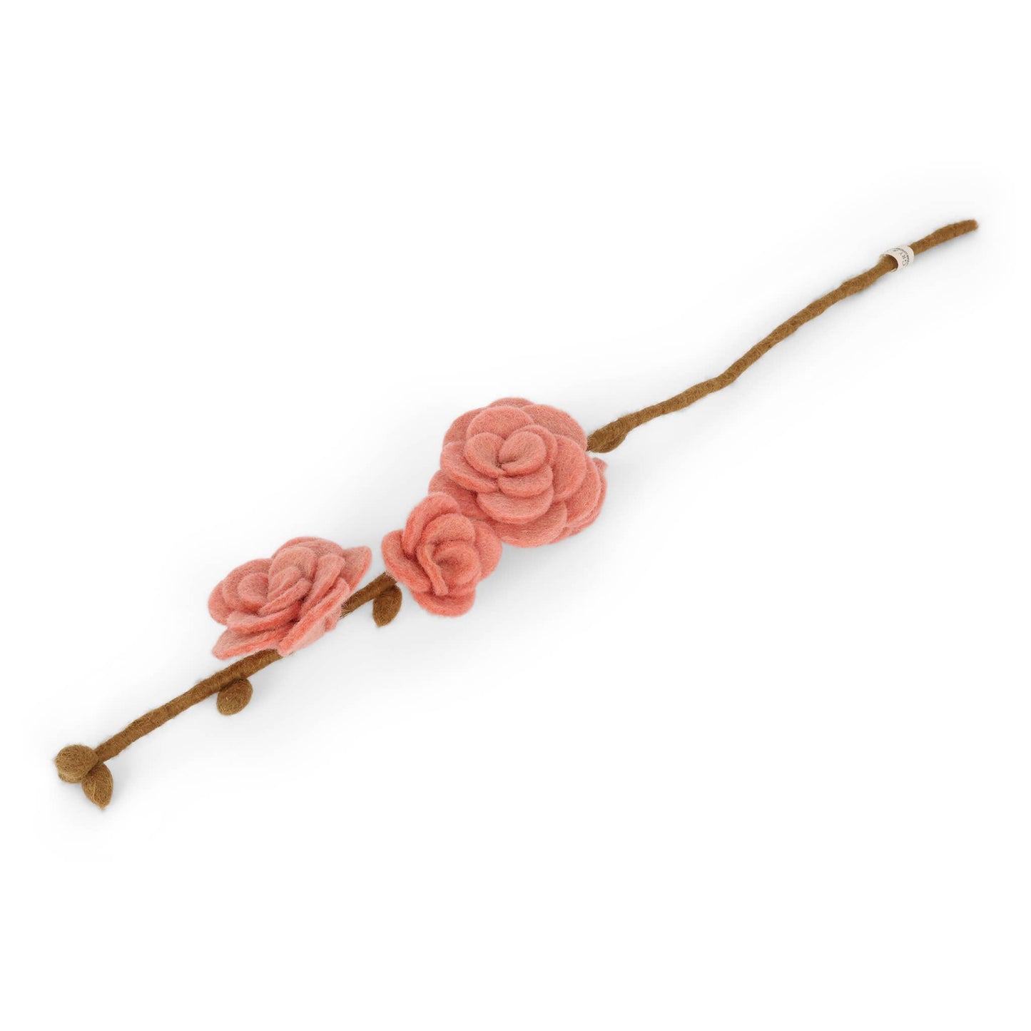 Felted Branch w/Dusty Red Roses