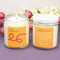 Harvest Glass Jar Candle - Plum + Sandalwood - Handmade