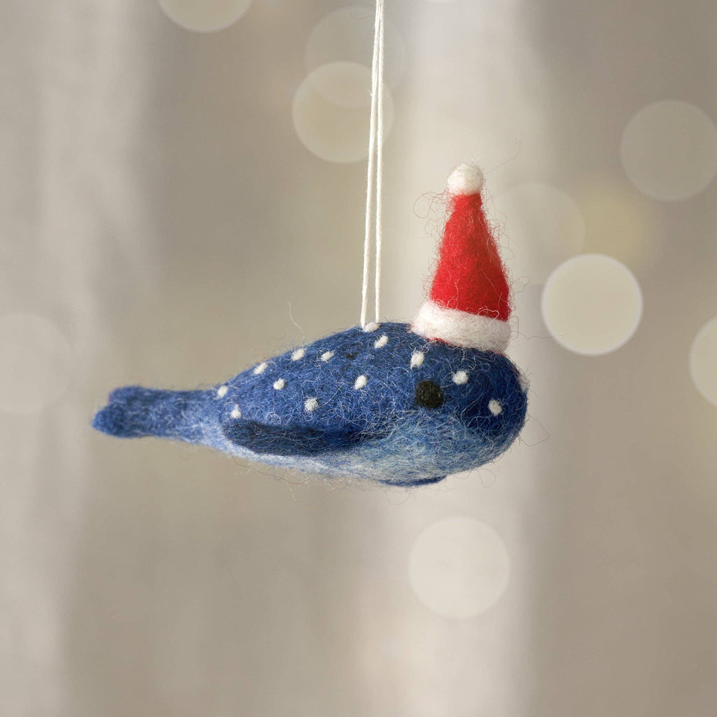 Mobi Blue Whale Ornament